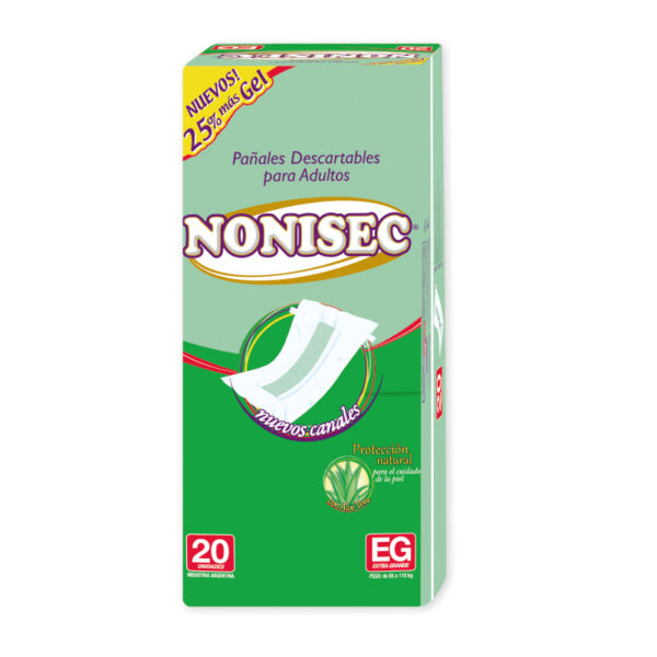 Nonisec Pañal Adulto Clasico XG c/gel x20 (4)