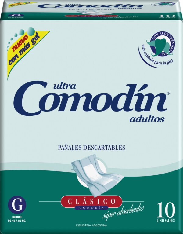 PAÑAL ADULTO COMODIN CLASICO GRANDE x10u (8)