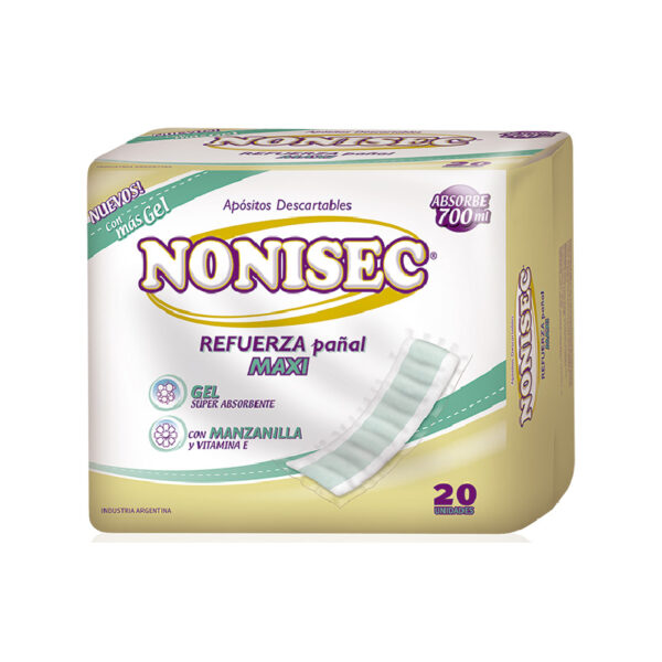 Nonisec Aposito Ref Pañal MAXI c/gel x20 (6)