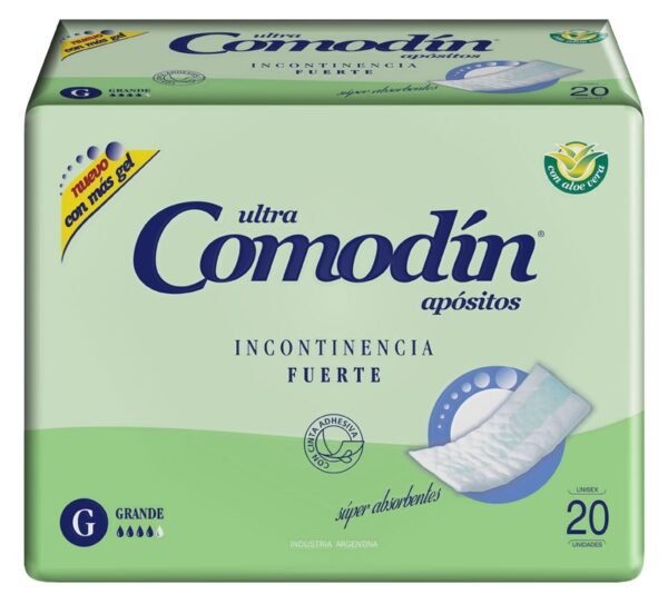 APOSITOS COMODIN INCONTINENCIA FUERTE GDE.c/c.adh x20u (6)
