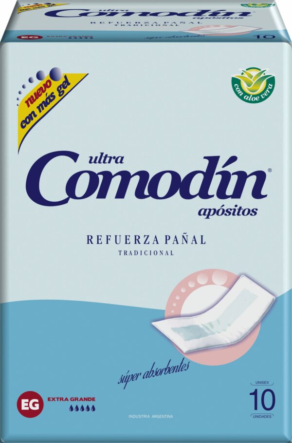 APOSITOS COMODIN REFUERZA PAÑAL - TRAD. EXTRA GRANDE x10u. (12)
