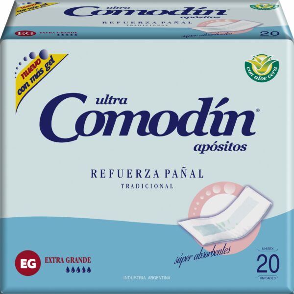 APOSITOS COMODIN REFUERZA PAÑAL - TRAD. EXTRA GRANDE x20u. (6)