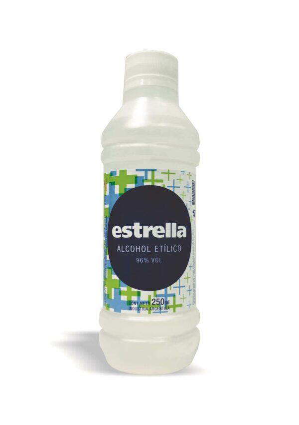 Alcohol Etílico 96% Estrella x 250 ml (10)