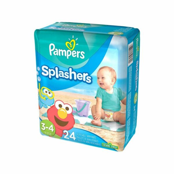 Pampers Splashers Talle 3&4 (7-15 Kgs) x 24 un . (6)