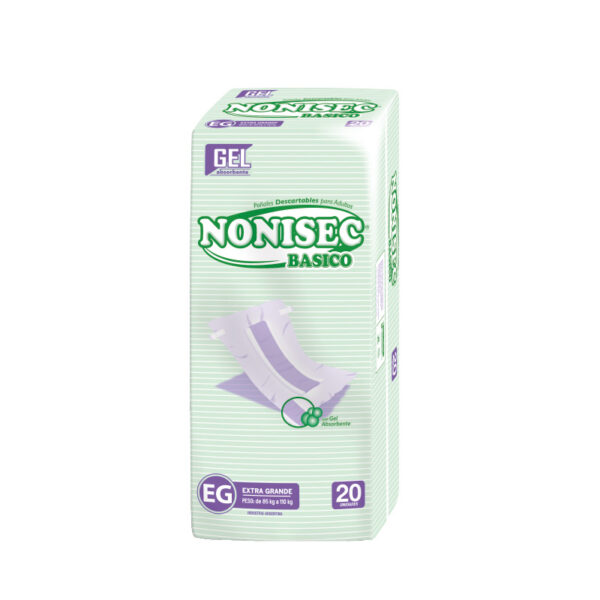 Nonisec Pañal Adulto Basico Extra Grande x 20 un. (4)