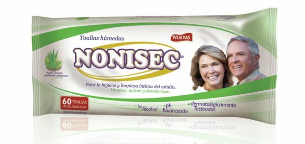 Nonisec Toallas Humedas Adultos c/aloe x60 (12)