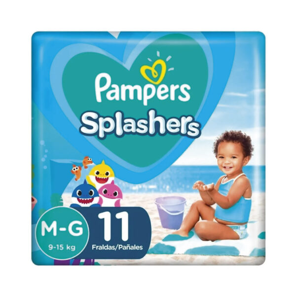 Pampers Splashers Talle 4 x 11 un. Baby Shark (8)