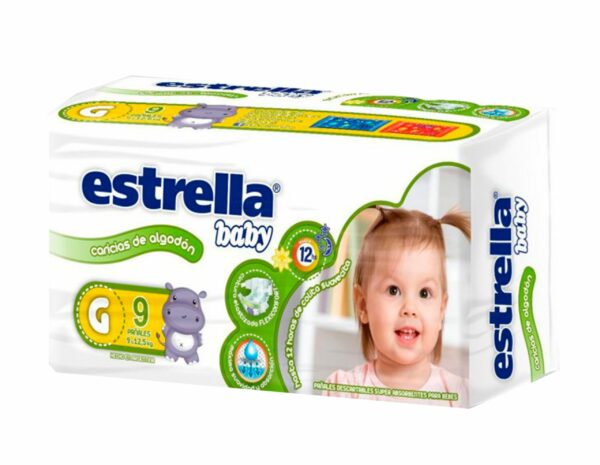 Pañal Estrella Grande Regular x 9 Un (20)
