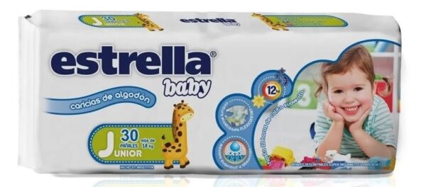 Pañal Estrella Junior Hiperpack x 30 (4)