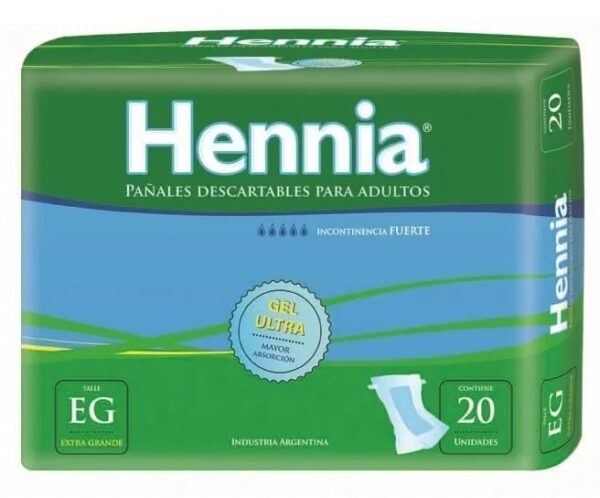 Pañal Hennia Recto Extra Grande x 20 (4)
