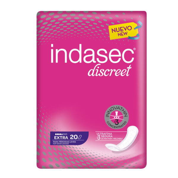 Indasec Discreet Extra aposito para inco Leve x 20 un. (6)